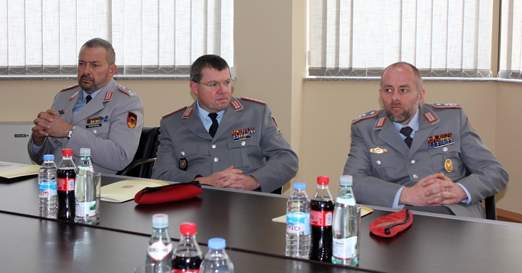 Representatives of German Military Police at the National Defence Academy